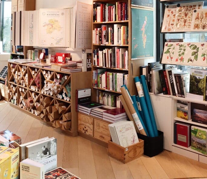 Parquet contrecollé - VIANA - intérieure de la Librairie Gourmande de Dijon