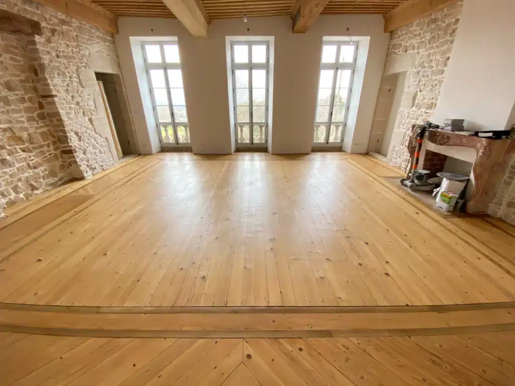 Rénovation de parquet marqueté - vitrifié