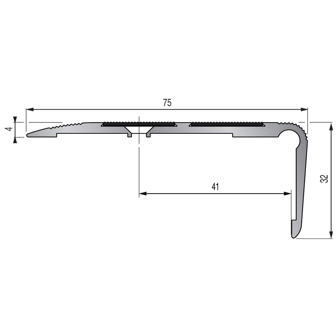 Nez de marche Traditionnel 6T Alu