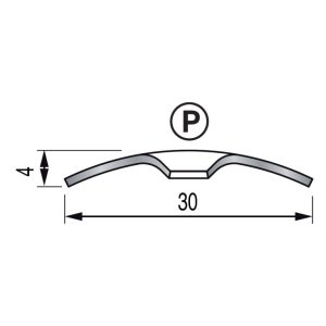 Seuil à visser plats 30 mm