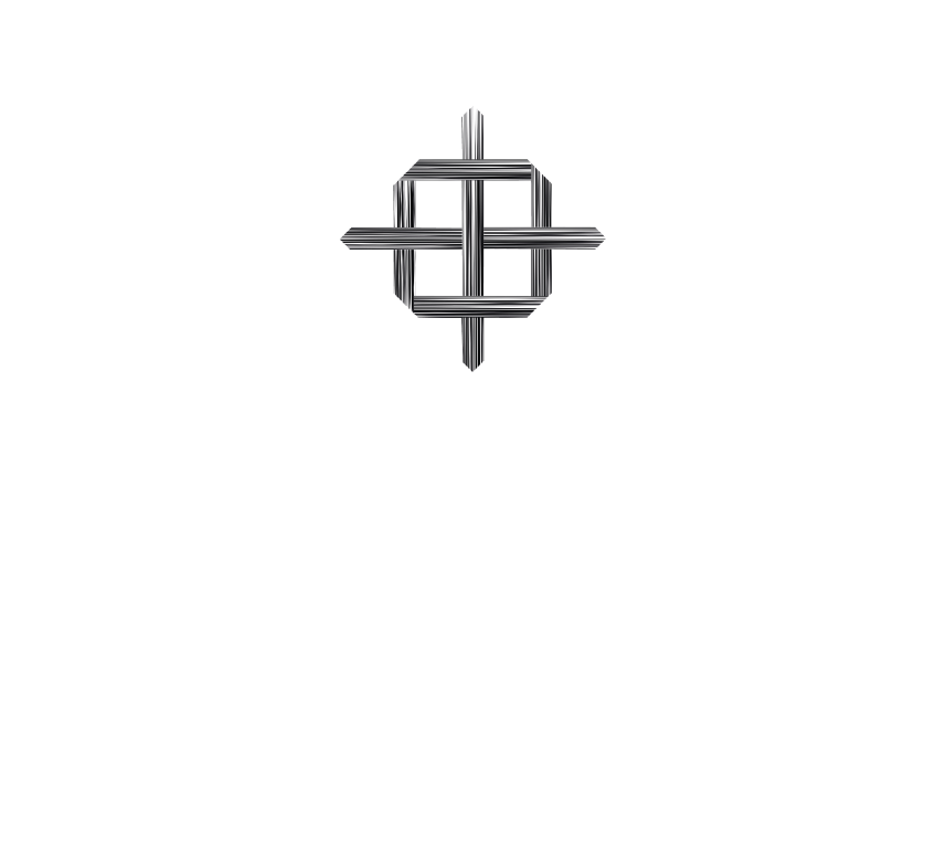 Logo Parquets des Ducs Verticale Blanc