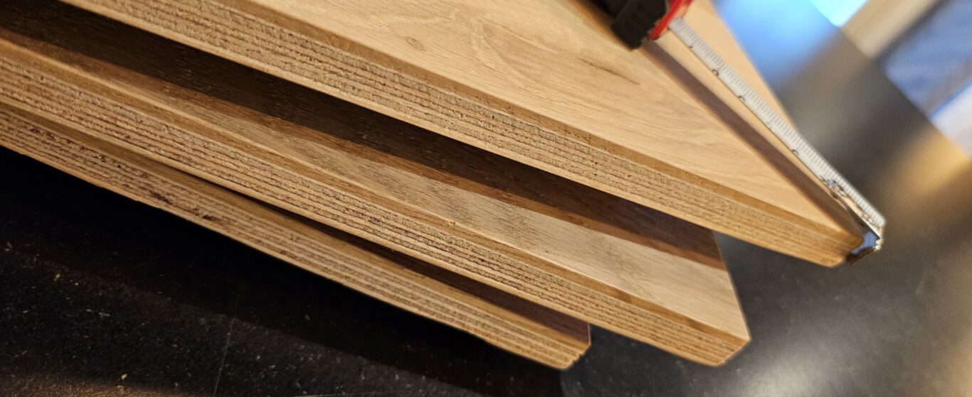 article sur la Réparation de parquet contrecollé avec une mètre