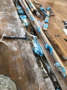 Réparation de parquet massif - article