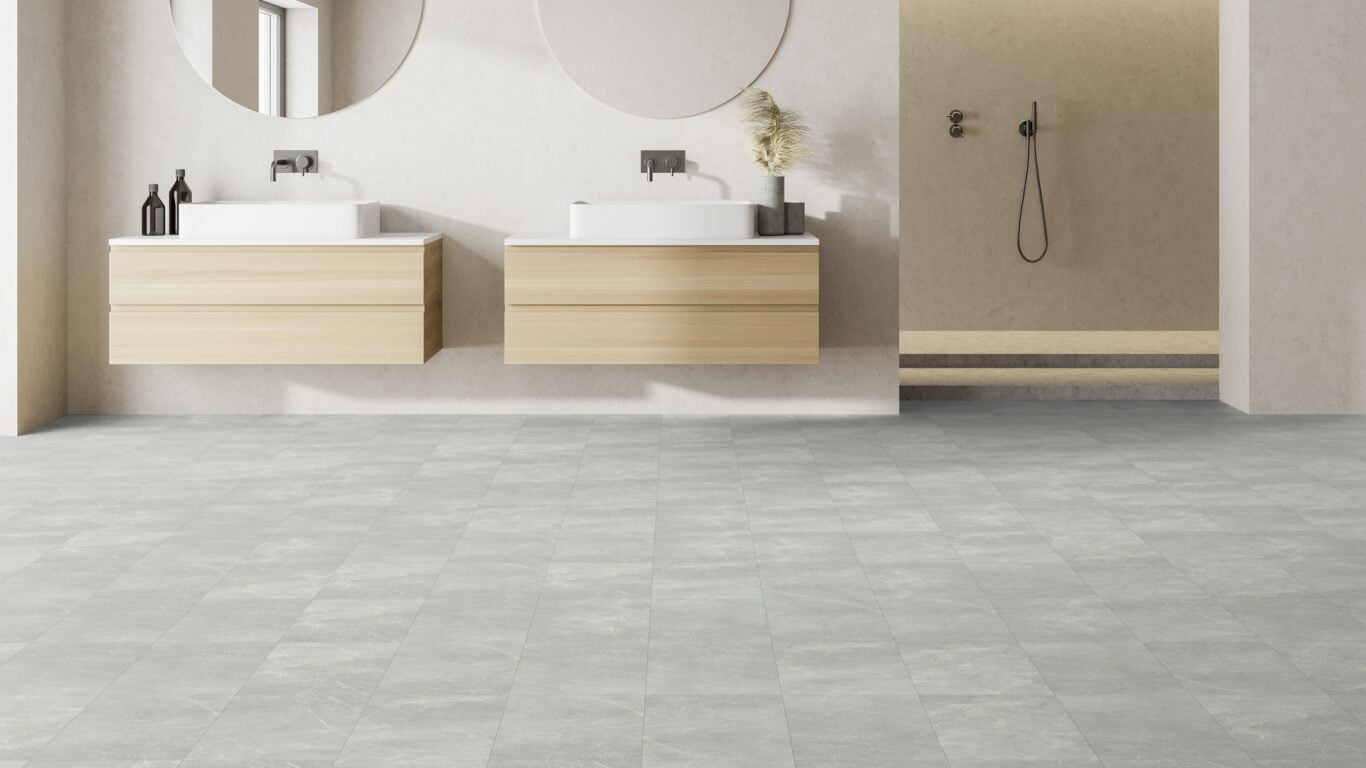 Sol Vinyle MARMO GRIGIO 300x600 - salle de bain