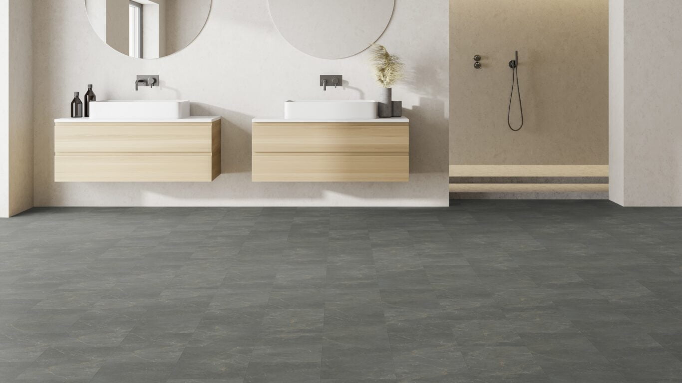 Sol Vinyle MARMO SCURO 300x600 - salle de bain
